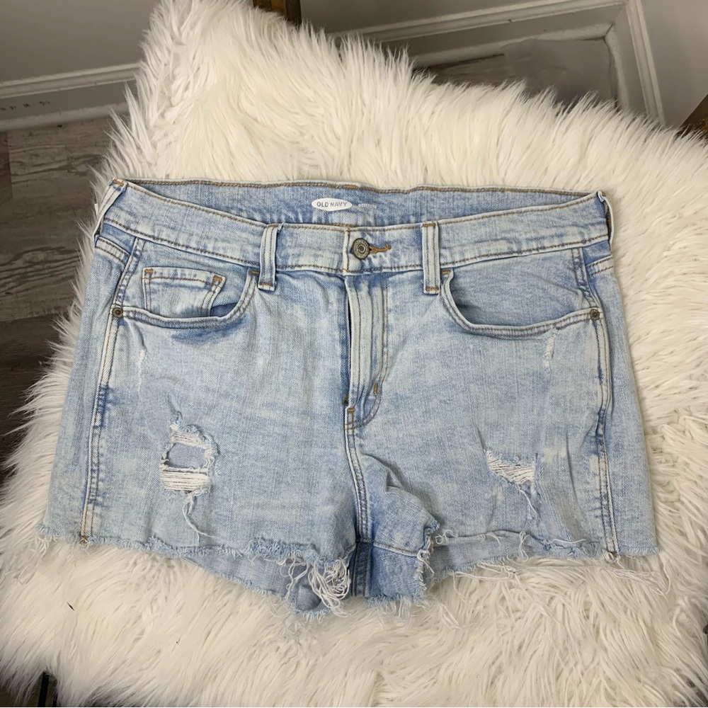 Old Navy Boyfriend Cutoff Denim Women's Shorts Sz 8